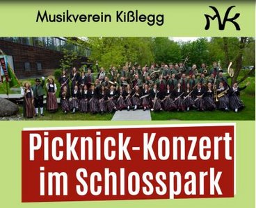 Picknickkonzert im Schlosspark mit dem Musikverein Kißlegg